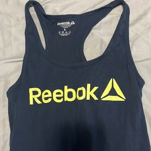 Navy Blue Reebok Workout Tank Top